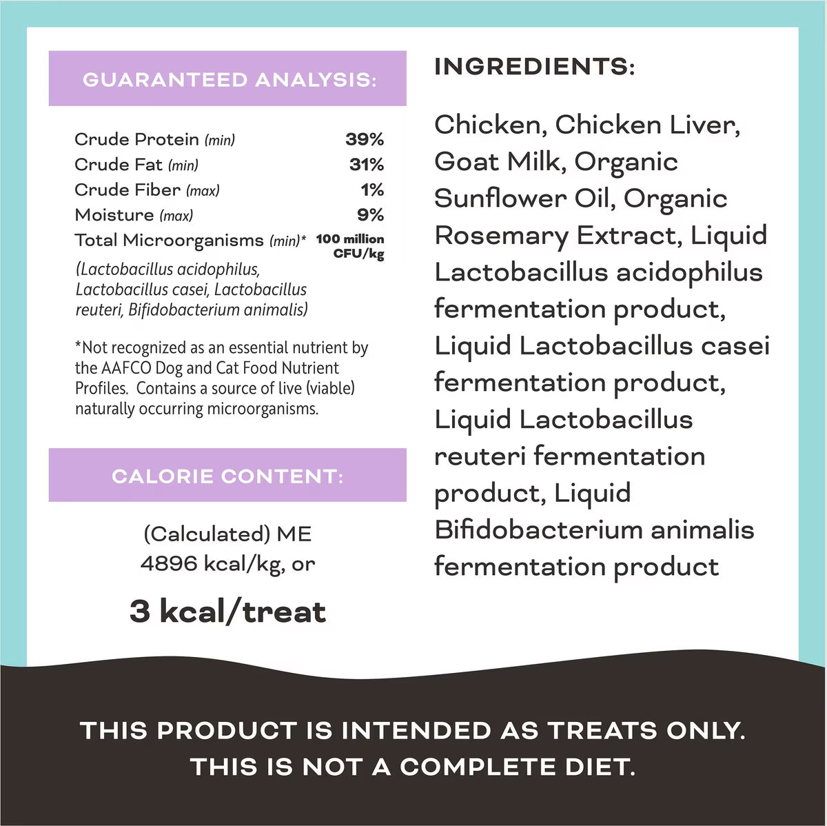 Primal The G.O.A.T Chicken and Goat Milk Cat Treats 2oz