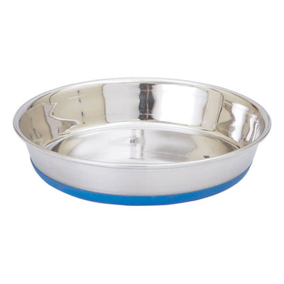 Indipets Shallow Non-Slip Dish with silicon bonded base