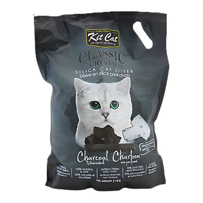 Classic Crystal Silica Cat Litter Charcoal Unscented