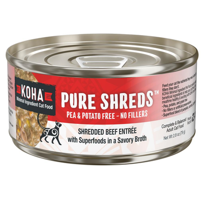KOHA Pure Shreds Beef - Shredded Beef Entree