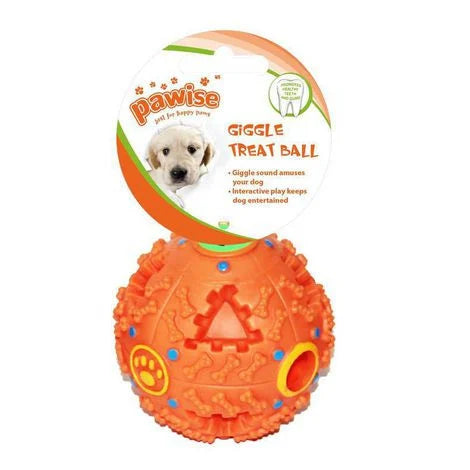 PAWISE Giggle Treat Ball