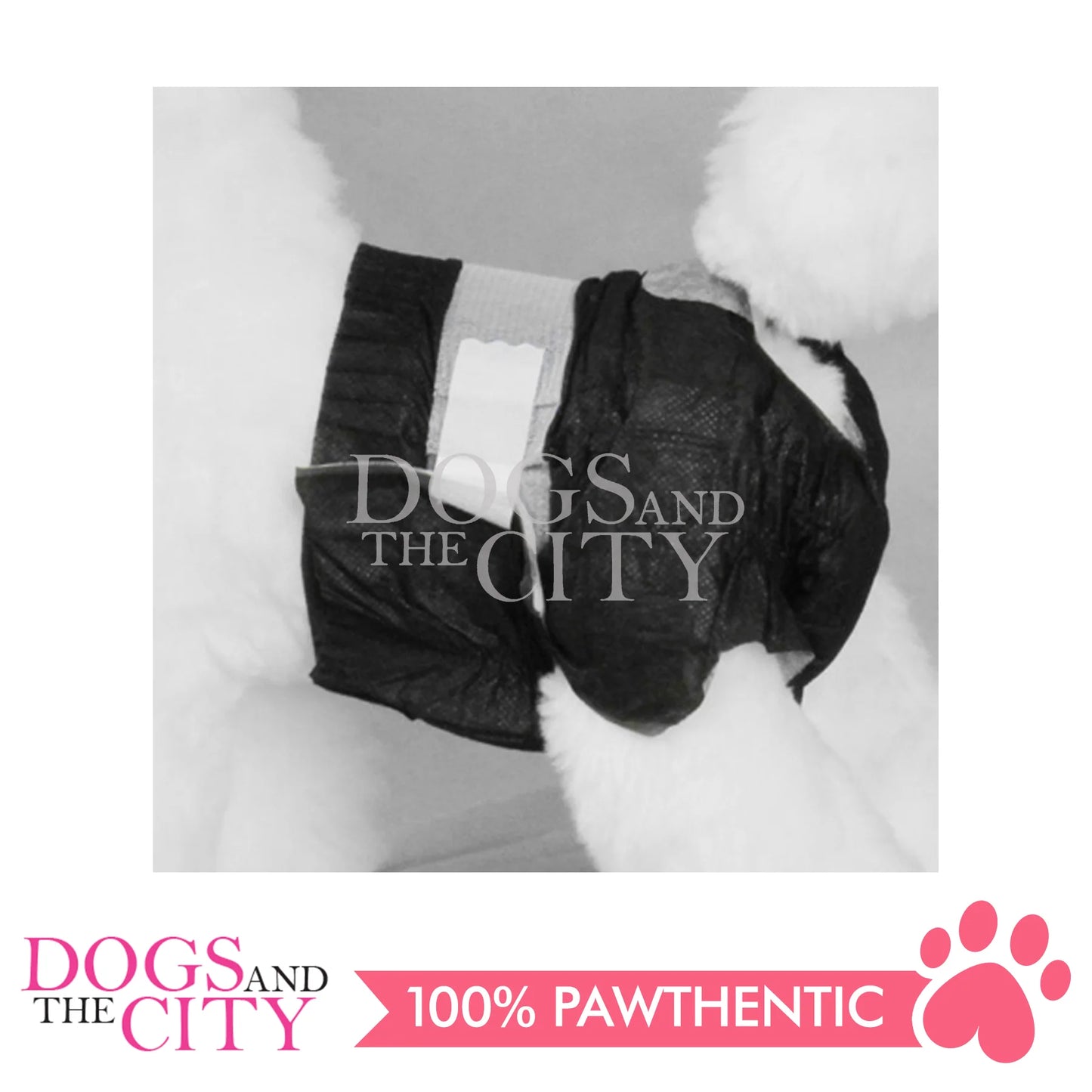 PAWISE Black Disposable Diapers