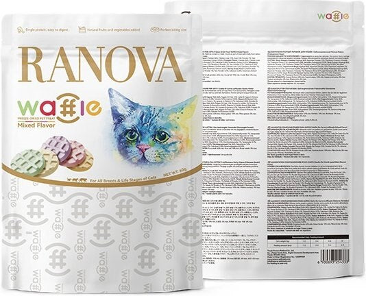 Freeze Dried Chicken Waffle (Mixed Flavours)