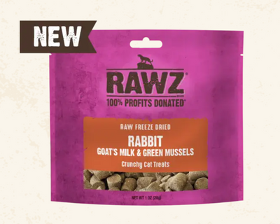 Raw Freeze Dried Rabbit, Goat's Milk & Green Mussels Crunchy Treats