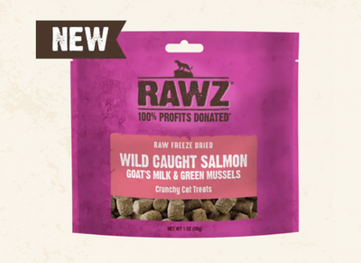 Raw Freeze Dried Wild Caught Salmon, Goat's Milk & Green Mussels Crunchy Treats