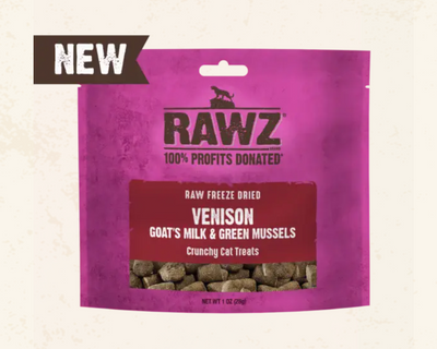 Raw Freeze Dried Venison, Goat's Milk & Green Mussels Crunchy Treats