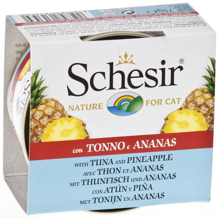 Schesir Tuna with Pineapple and Rice in Natural Soft Jelly, 75g