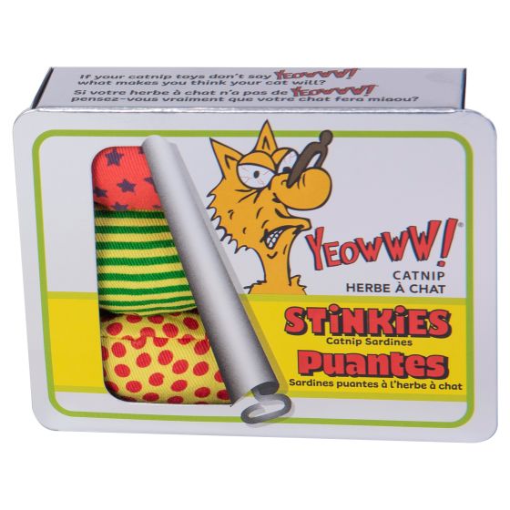 Yeowww Catnip Stinkies - Catnip Sardines 3pk