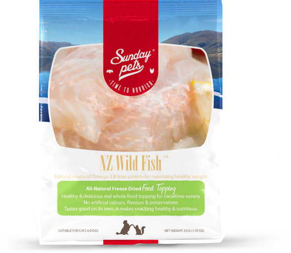 New Zealand Wild Hoki (Fish) Treat/ Food Topper