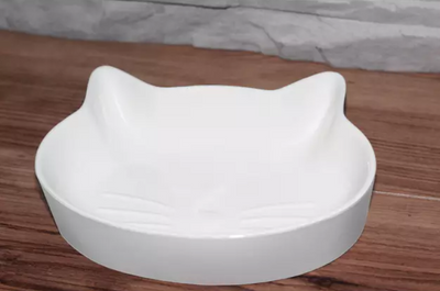 Cat Face Porcelain Bowl