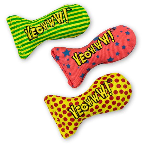 Yeowww Catnip Stinkies - Catnip Sardines 3pk