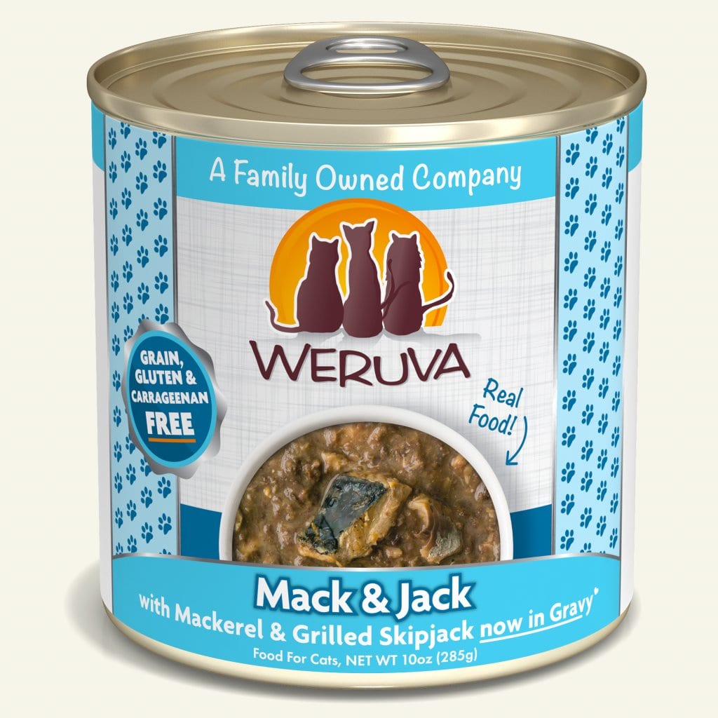 Weruva Mack and Jack with Mackerel & Grilled Skipjack in Gravy (3 sizes)