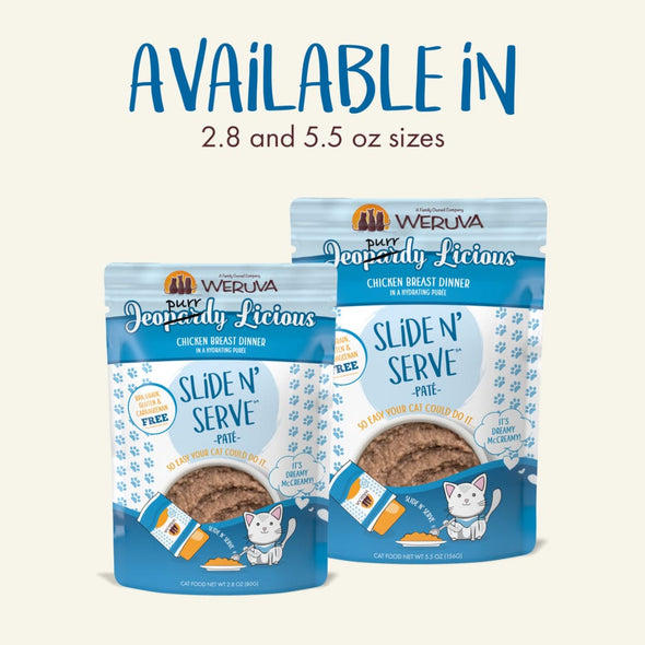 Jeopurrdy Licious Chicken Breast Dinner - Slide N' Serve Paté (2 sizes)