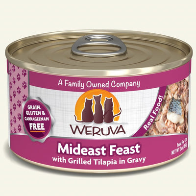 Weruva Mideast Feast with Grilled Tilapia in Gravy (3 sizes)