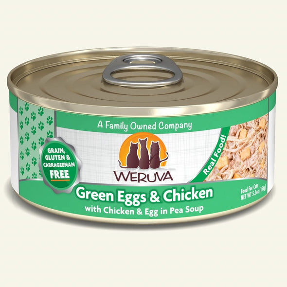 Green Eggs & Chicken with Chicken & Egg in Pea Soup