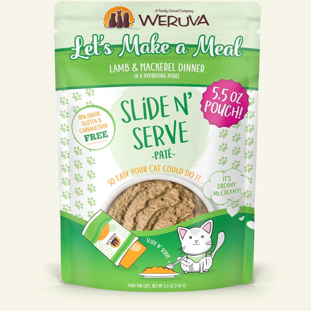 Weruva Let’s Make a Meal Lamb & Mackerel Dinner - Slide N' Serve Paté (2 sizes)