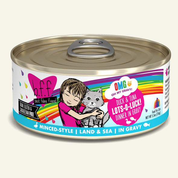 BFF Duck & Tuna Lots-O-Luck! Dinner in Gravy  (2 sizes)