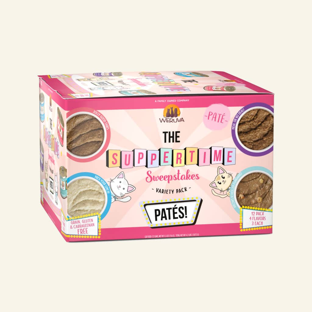 Weruva Suppertime Sweepstakes - Paté Variety Pack, 5.5oz cans (12 pack)