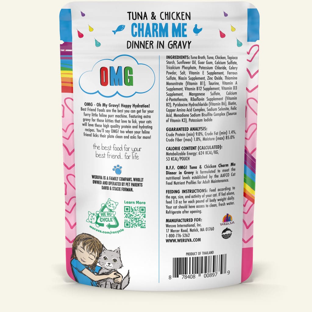 Weruva BFF Tuna & Chicken Charm Me Dinner in Gravy, 3oz