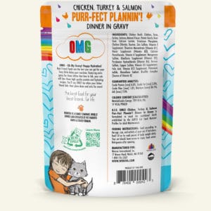 Weruva BFF Chicken, Turkey & Salmon Purr-Fect Plannin'! Dinner in Gravy, 2.8oz