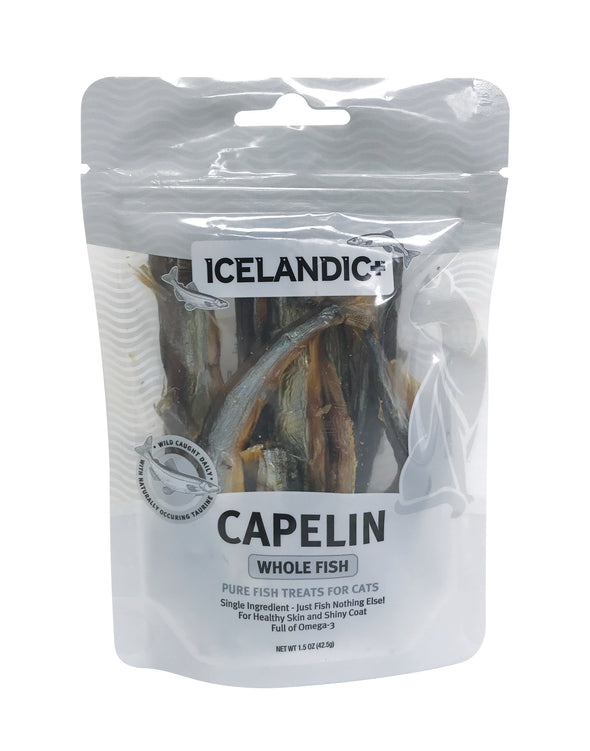 Icelandic+ Capelin Whole Fish Cat Treats