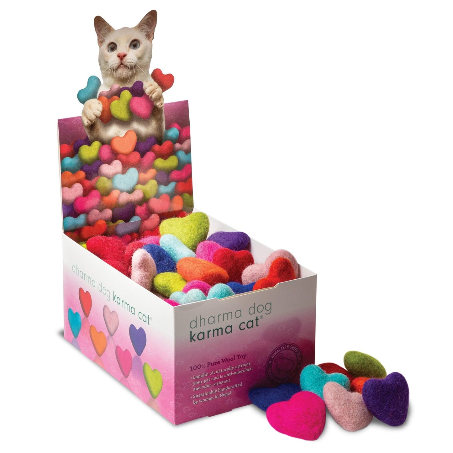 Individual Heart Wool Toys