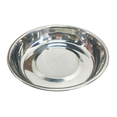 Stainless Steel Saucer-Shaped Bowl