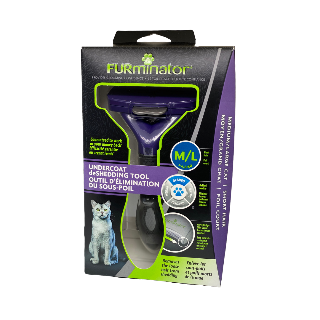 Cat top deshedding tool