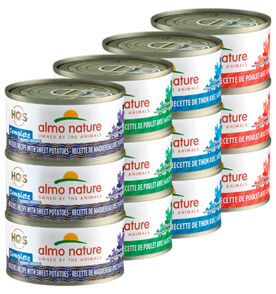 Almo Nature Complete - Variety Pack 1 (12 cans), 2.47oz
