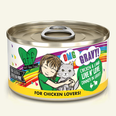 Weruva BFF Chicken & Lamb Live N' Love Dinner in Gravy (2 sizes)