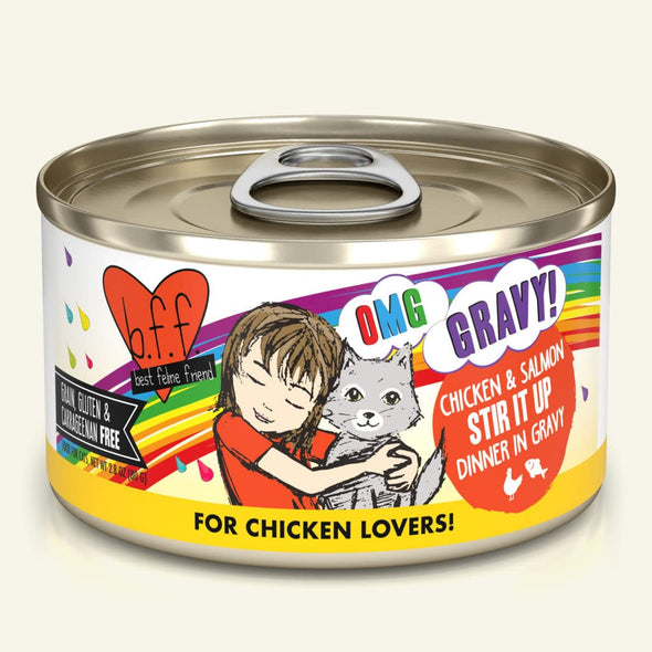 BFF Chicken & Salmon Stir It Up Dinner in Gravy (2 sizes)
