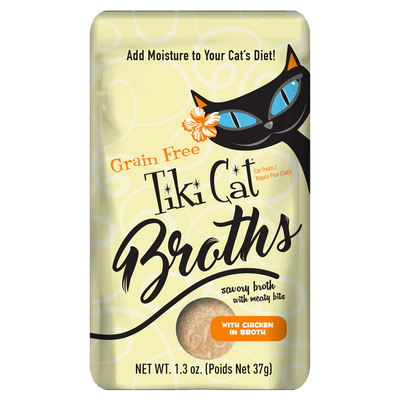 Tiki Cat® Broths with Chicken, 1.3oz