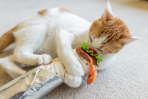 Feline Frenzy - Shrimp Purrito Catnip Kicker