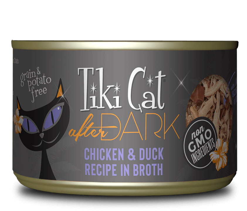 Tiki Cat® After Dark™ Chicken & Duck Recipe in Broth