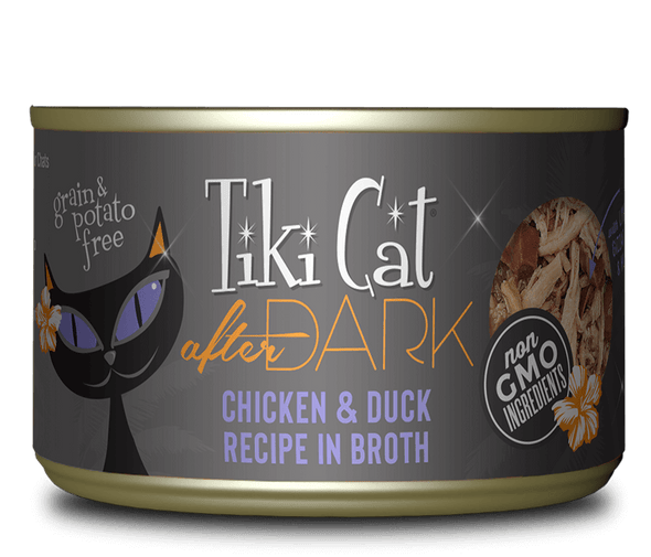 Tiki Cat® After Dark™ Chicken & Duck Recipe in Broth