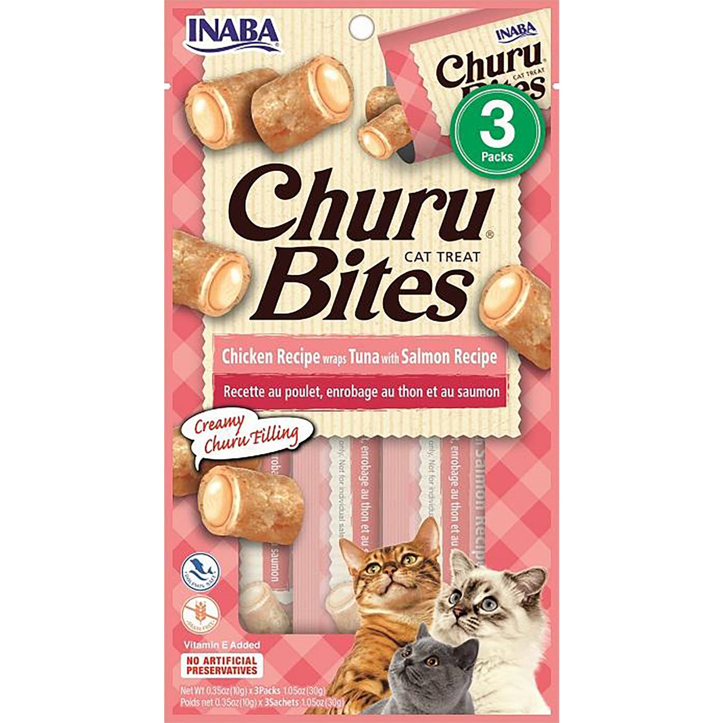 Churu Bites Chicken with Tuna & Salmon Recipe