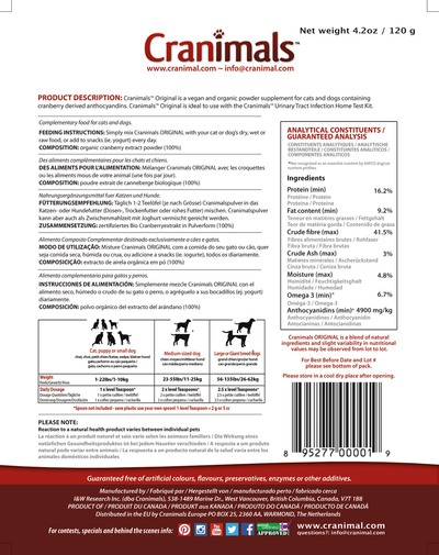 Cranimals™ Original Urinary Tract Supplement