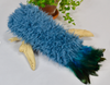 Faux Wool Catnip Kicker With Feathers