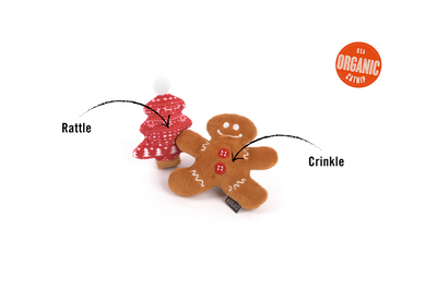 Feline Frenzy Plush - Meowy Christmas (set of 2)