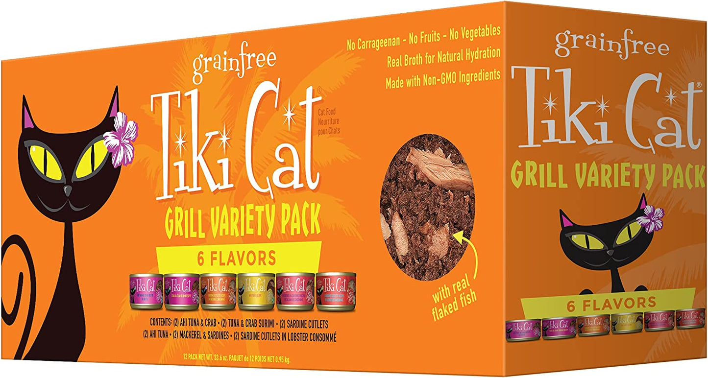 Tiki Cat® Grill™ Variety Pack, 2.8oz (12ct)