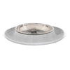 Single Silicone Cat Feeder with Stainless Steel Bowl - Marble