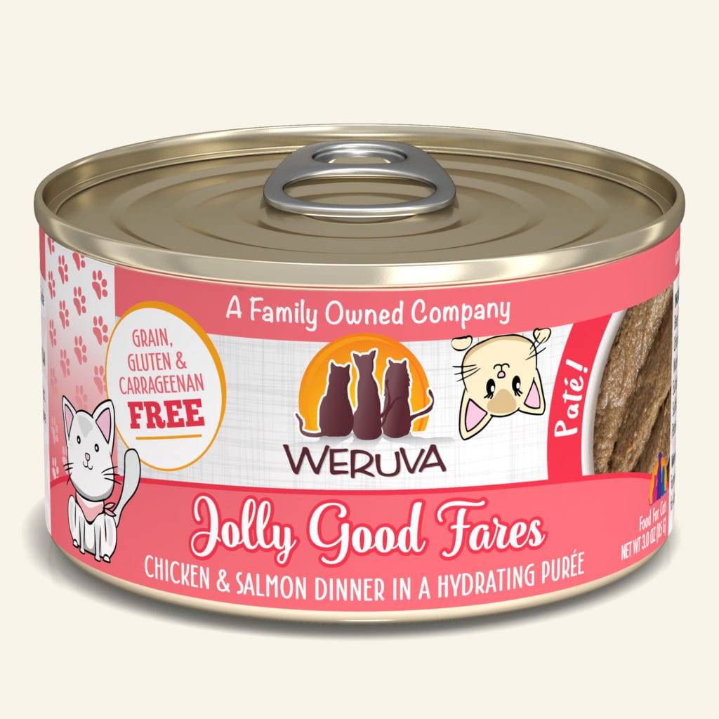 Weruva Jolly Good Fares Chicken & Salmon Dinner Paté (2 sizes)