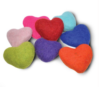 Individual Heart Wool Toys