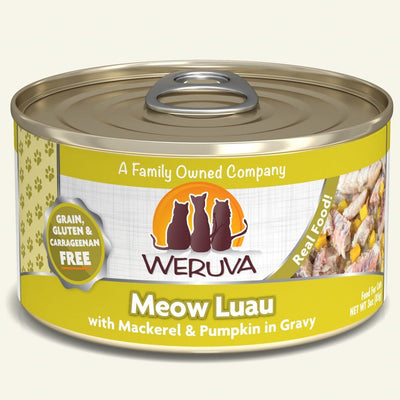 Weruva Meow Luau with Mackerel & Pumpkin in Gravy (2 sizes)
