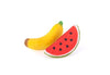 Feline Frenzy Plush -Tutti Fur-utti Watermelon and Banana (2 pack)