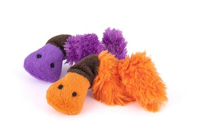 Feline Frenzy Plush -Wiggly Wormies (2 pack)
