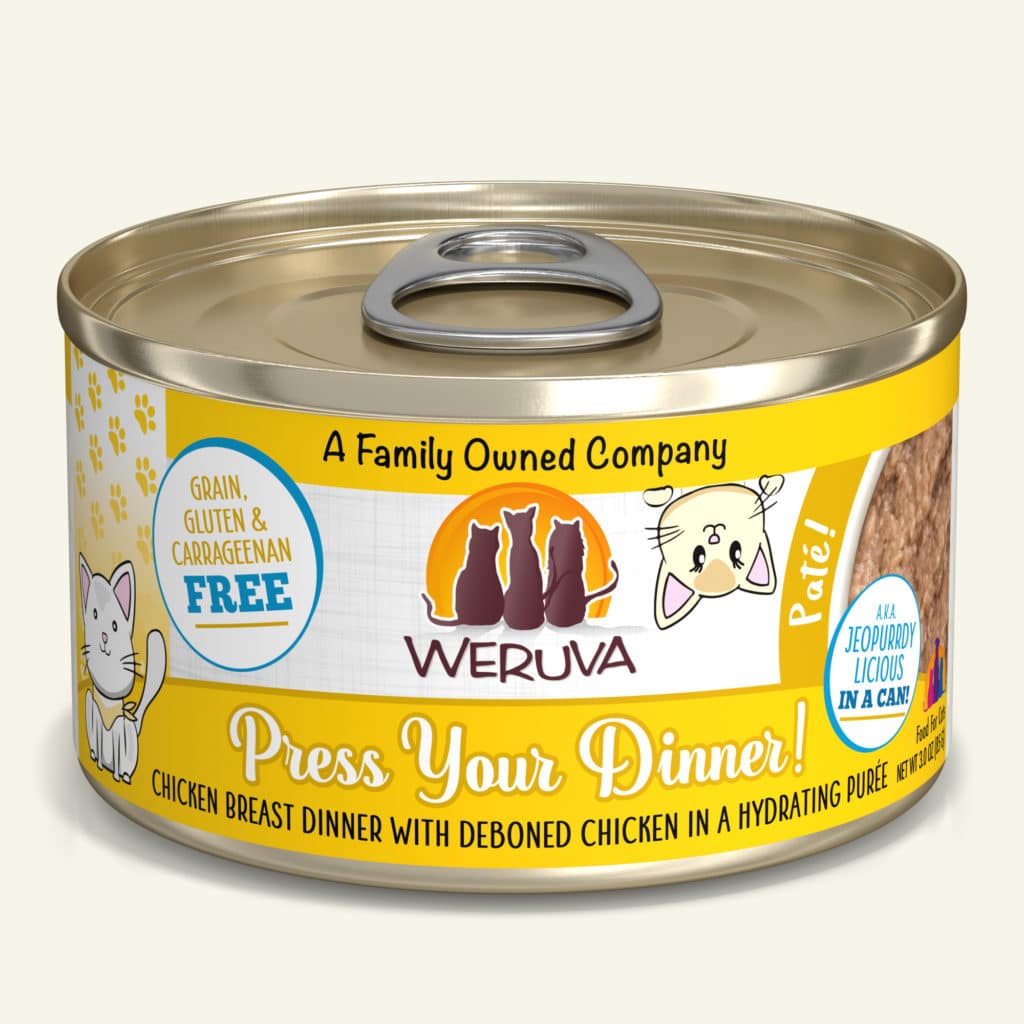 Weruva Press Your Dinner! Chicken Breast Dinner with Deboned Chicken Paté (2 sizes)