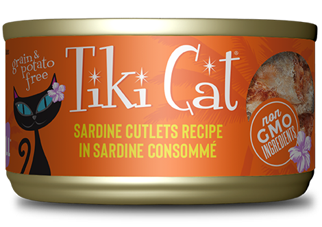 Tiki Cat® Tahitian Grill™ Sardine Cutlets in Sardine Consomme