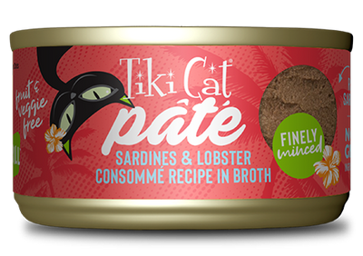Tiki Cat® Grill™ Sardines & Lobster Consomme Pate, 2.8oz