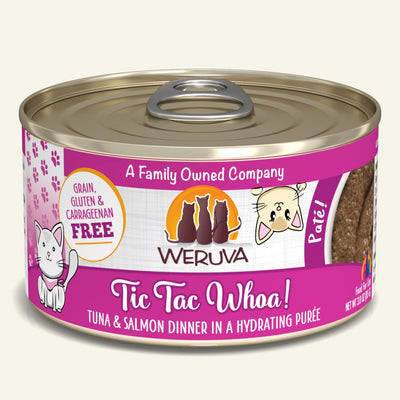 Weruva Tic Tac Whoa! Tuna & Salmon Dinner Paté (2 sizes)